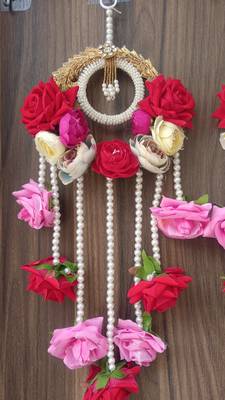 handmade multicolor door hanging  traditional wall hanging decorative latkan hanging decorations (pack of 2)  2