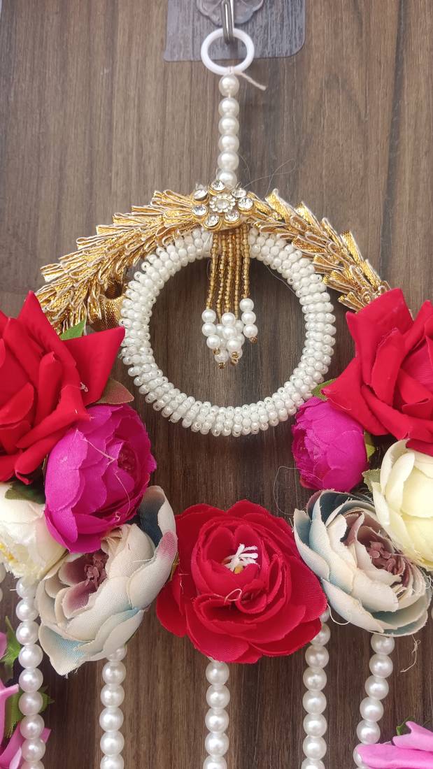 handmade multicolor door hanging  traditional wall hanging decorative latkan hanging decorations (pack of 2) 
