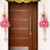 torans for door and wall hanging  home decoration (red) (pack of 2)