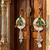 handmade shubh labh parrot door hanging decorative  traditional wall hanging decor for home decor (pack of 2)