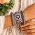Oxidized Silver Lotus Kada Bracelet Set, Indian Ethnic Boho Jewelry