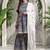 Women Printed Regular Sequinned Kurta with Sharara & With Dupatta