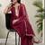 Women Ethnic Motifs Embroidered Regular Kurta with Palazzos & With Dupatta
