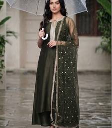 Women Ethnic Motifs Embroidered Regular Kurta with Palazzos & With Dupatta