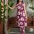 Women Floral Printed Regular Pure Cotton Kurta with Trousers