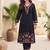 Women Floral Embroidered Pure Cotton Kurta with Trousers & With Dupatta