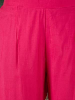 Women Ethnic Motifs Embroidered Regular Thread Work Kurta with Trousers & With Dupatta 5