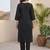 Women Ethnic Motifs Printed Regular Thread Work Pure Cotton Kurta with Trousers & With Dupatta