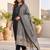 Women Ethnic Motifs Yoke Design Regular Kurta with Trousers & With Dupatta