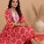 Women Printed Empire Kurta with Trousers & With Dupatta