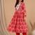 Women Printed Empire Kurta with Trousers & With Dupatta