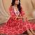 Women Printed Empire Kurta with Trousers & With Dupatta
