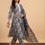 Women Floral Printed Regular Kurta with Trousers & With Dupatta