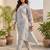 Women Floral Printed Regular Kurta with Trousers