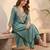 Women Yoke Design Regular Kurta with Trousers