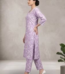 Women Floral Printed Regular Pure Cotton Kurta with Trousers & With Dupatta