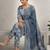 Women Floral Printed Regular Kurta with Trousers & With Dupatta