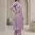 Women Floral Printed Regular Thread Work Pure Cotton Kurta with Trousers & With Dupatta