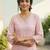 Women Printed Regular Thread Work Kurta with Trousers