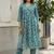 Women Floral Printed Empire Kurta with Trousers