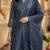 Women Floral Printed Regular Chanderi Silk Kurta with Trousers & With Dupatta