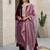 Women Yoke Design Regular Sequinned Kurta with Trousers & With Dupatta