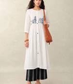 Women Ethnic Motifs Embroidered Empire Kurta with Palazzos