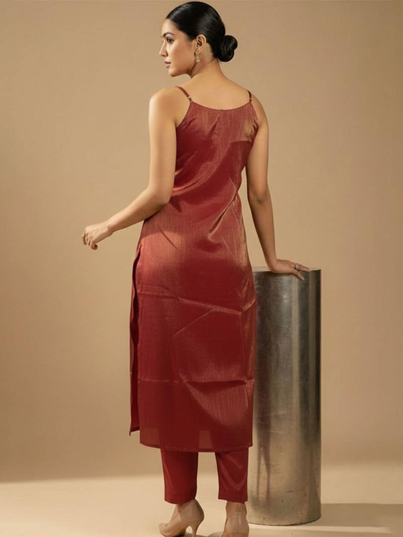 Women Regular Kurta with Trousers & With Dupatta