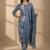 Women Floral Printed Regular Kurta with Trousers & With Dupatta