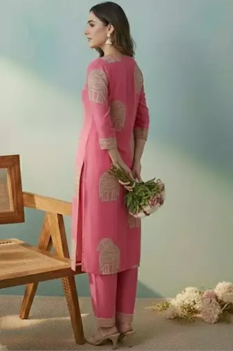 Women Ethnic Motifs Printed Regular Kurta with Trousers & With Dupatta