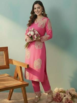 Women Ethnic Motifs Printed Regular Kurta with Trousers & With Dupatta 5