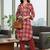 Women Printed Regular Thread Work Kurta with Trousers
