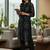 Women Floral Printed Regular Chanderi Silk Kurta with Trousers