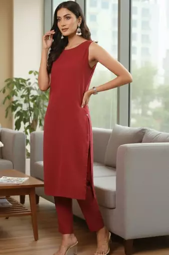 Women Regular Kurta with Trousers