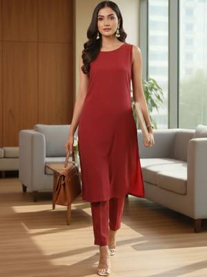 Women Regular Kurta with Trousers 6