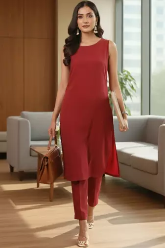 Women Regular Kurta with Trousers