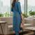 Women Ethnic Motifs Regular Thread Work Kurta with Trousers & With Dupatta