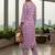 Women Ethnic Motifs Printed Regular Thread Work Kurta with Trousers & With Dupatta