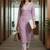 Women Ethnic Motifs Printed Regular Thread Work Kurta with Trousers & With Dupatta