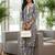 Women Ethnic Motifs Printed Regular Thread Work Kurta with Trousers & With Dupatta
