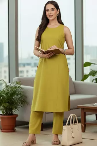 Women Regular Kurta with Trousers