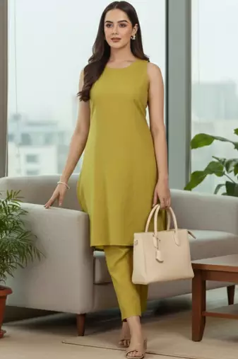 Women Regular Kurta with Trousers