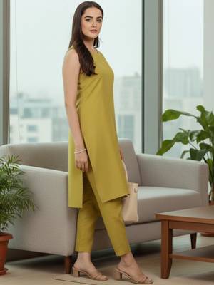 Women Regular Kurta with Trousers 4