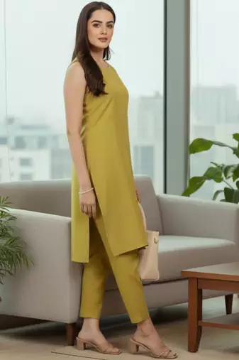 Women Regular Kurta with Trousers