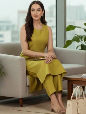 Women Regular Kurta with Trousers 5
