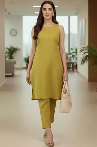 Women Regular Kurta with Trousers