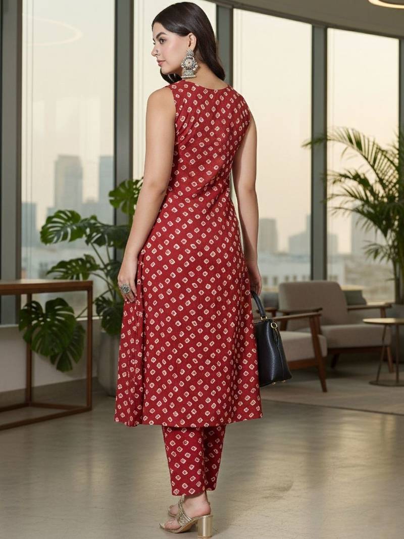 Women Ethnic Motifs Printed Regular Kurta with Trousers