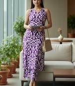 Women Ethnic Motifs Printed Regular Pure Cotton Kurta with Trousers