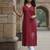 Women Ethnic Motifs Embroidered Regular Thread Work Kurta with Trousers