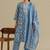 Women Ethnic Motifs Printed Regular Thread Work Kurta with Trousers & With Dupatta